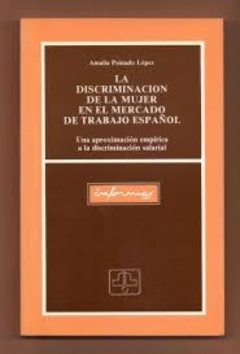 Portada del libro de Discriminación salarial de la mujer en mercado de trabajo español