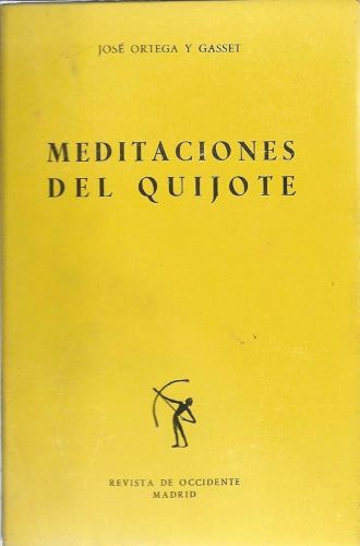 Portada del libro de MEDITACIONES DEL QUIJOTE