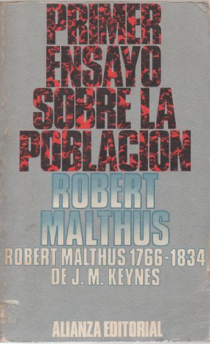 Portada del libro de Primer ensayo sobre la población