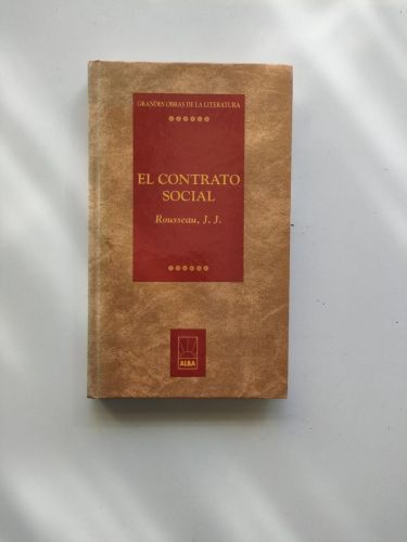 Portada del libro de El contrato Social