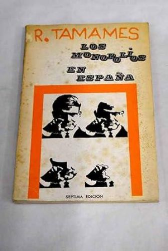Portada del libro de Los monopolios en España