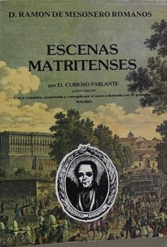 Portada del libro de Escenas matritenses