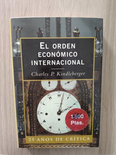 Portada del libro de El orden económico internacional