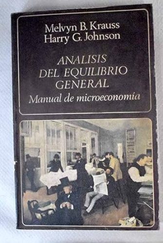 Portada del libro de Análisis del equilibrio general
