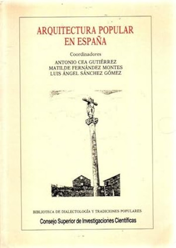 Portada del libro de Arquitectura popular en España