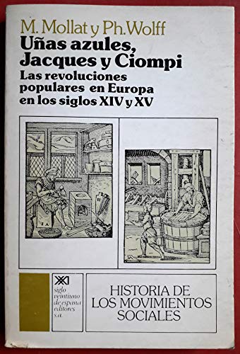 Portada del libro de Uñas azules, Jacques y Ciompi