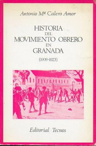 Portada del libro de Historia del movimiento obrero de Granada