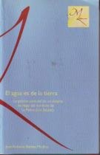 Portada del libro de EL AGUA ES DE LA TIERRA