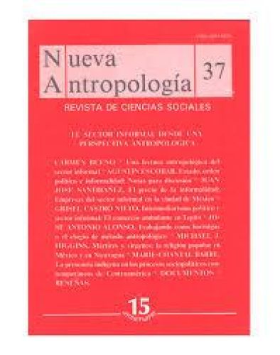 Portada del libro de Nueva Antropología 37