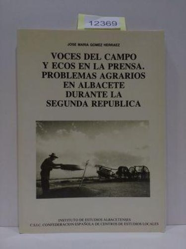 Portada del libro de Voces del campo y ecos en la prensa