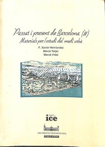 Portada del libro de Passat i present de Barcelona III