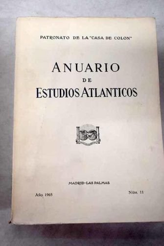 Portada del libro de Anuario de estudios atlánticos. nª 54