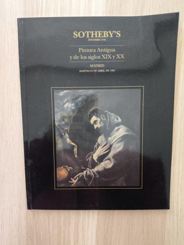 Portada del libro de SOTHEBY'S. PINTURA ANTIGUA Y DE LOS SIGLOS XIX Y XX