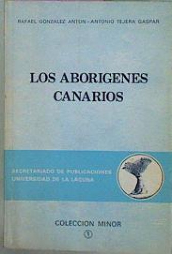 Portada del libro de Los aborígenes canarios