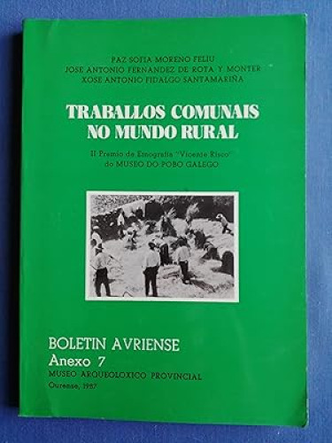 Portada del libro de Os traballos comunais no mundo rural.