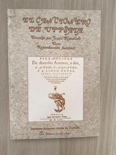 Portada del libro de Cancionero de Uppsala