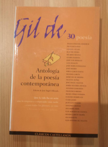 Portada del libro de Antologia de la poesia contemporanea