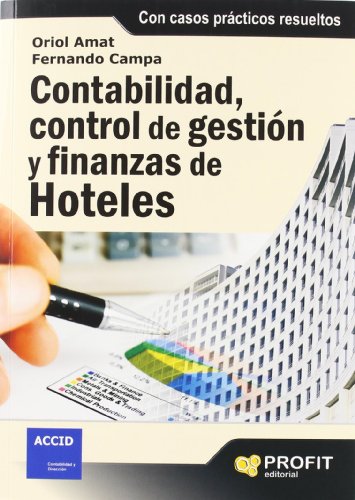 Portada del libro de Contabilidad, control de gestión y finanzas de hoteles