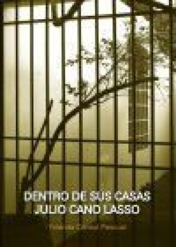 Portada del libro de Dentro de sus Casas. Julio Cano Lasso