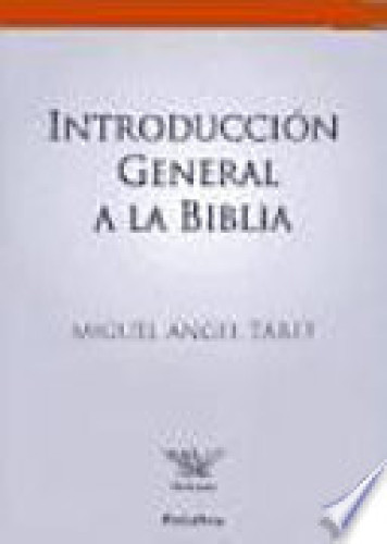 Portada del libro de Introducción general a la Biblia