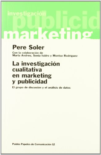 Portada del libro de La investigación cualitativa en marketing y publicidad