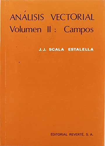 Portada del libro de Análisis vectorial. Volumen II: Campos