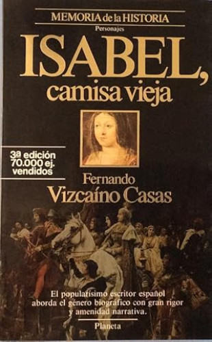 Portada del libro de Isabel, camisa vieja