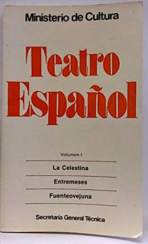 Portada del libro de Teatro español Volumen I