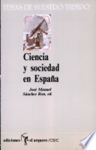 Portada del libro de Ciencia y sociedad en España