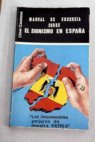 Portada del libro de Manual de urgencia sobre el sionismo en España