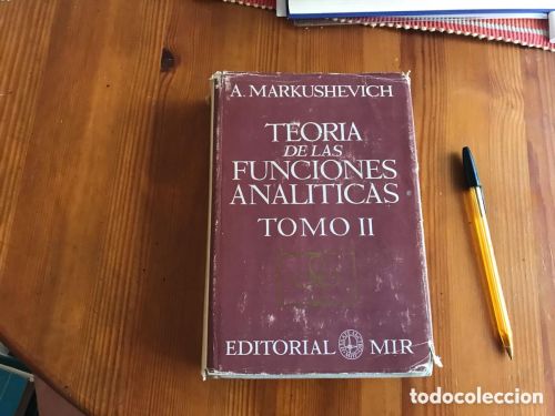 Portada del libro de Teoría de las funciones analíticas. Tomo II.
