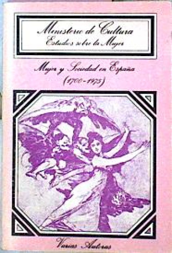 Portada del libro de Mujer y sociedad en España