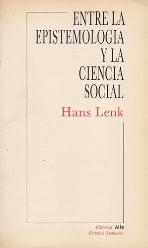 Portada del libro de Entre la Epistemología y la Ciencia Social