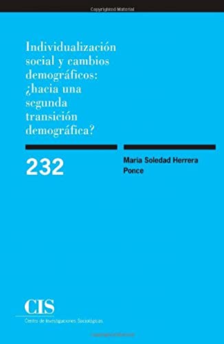 Portada del libro de Individualización social y cambios demográficos