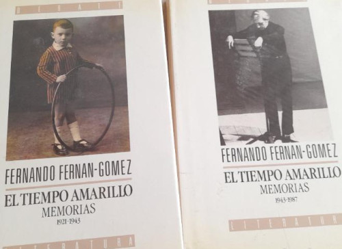 Portada del libro de El tiempo amarillo. t.1 : memorias