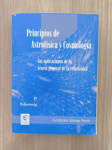Portada del libro de Principios de astrofísica y cosmología