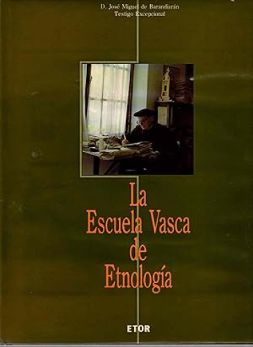 Portada del libro de La escuela vasca de etnología