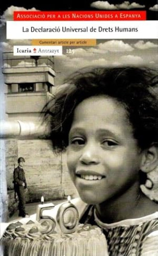 Portada del libro de La Declararació Universal de Drets Humans