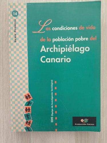 Portada del libro de Condiciones de vida de la población pobre del Archipiélago Canario
