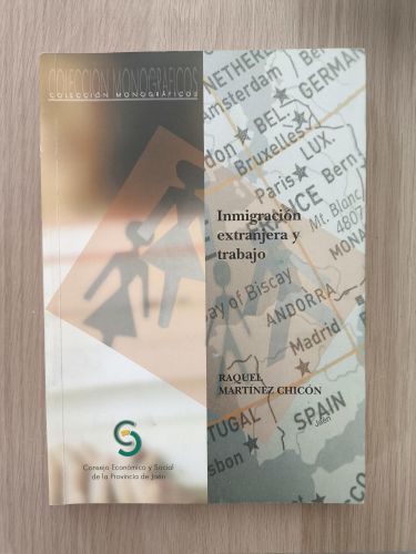 Portada del libro de Inmigración, extranjera y trabajo 