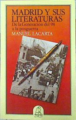 Portada del libro de Madrid y sus literaturas