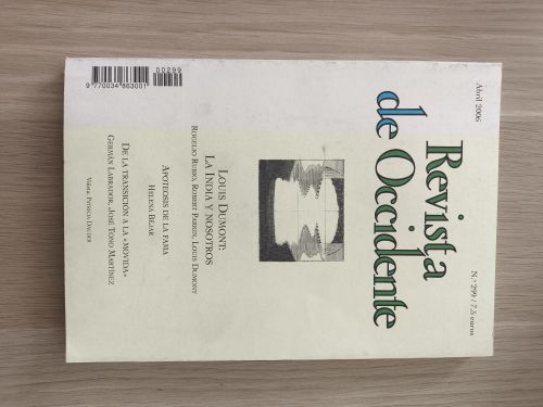 Portada del libro de Revista de Occidente Nº254/255 (Julio-Agosto 2002)