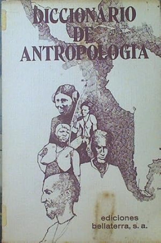 Portada del libro de Diccionario de Antropología