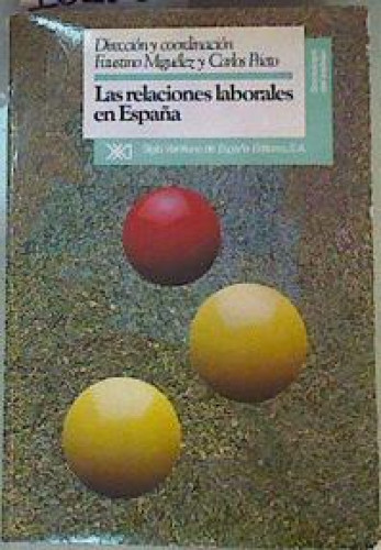 Portada del libro de Las relaciones laborales en España