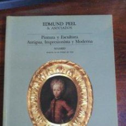 Portada del libro de EDMUND PEEL & ASOCIADOS. PINTURA Y ESCULTURA ANTIGUA, IMPRESIONISTA Y MODERNA. 