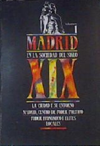 Portada del libro de Madrid en la sociedad del siglo XIX