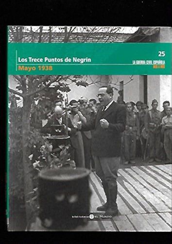 Portada del libro de Los Trece Puntos de Negrín