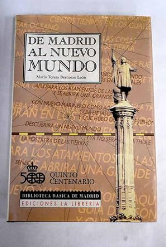 Portada del libro de De Madrid al nuevo mundo