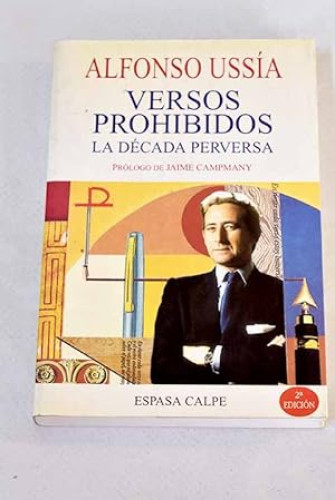 Portada del libro de Versos prohibidos