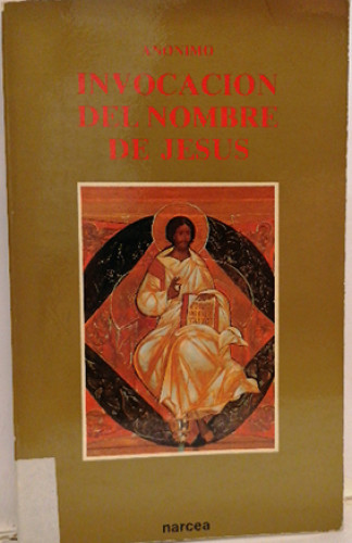 Portada del libro de Invocación del nombre de Jesús
